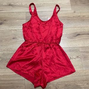 Victoria's Secret Pyjama Romper with Ribbons